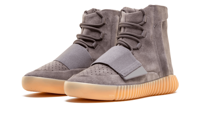 Latest Yeezy Boost 750 Shoes For Men - Light Grey/Gum