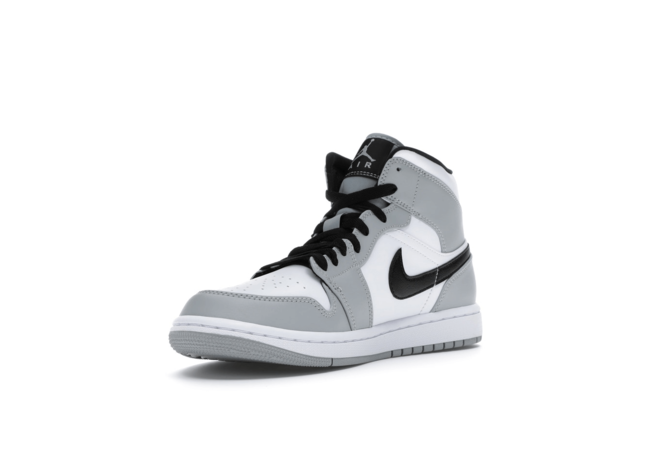 The original Air Jordan 1 Mid - Light Smoke Grey women's shoe - on sale now at (Outlet)!