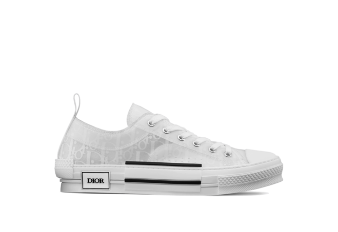 Buy Men's Dior Low-Top White Oblique Canvas at the Outlet Sale