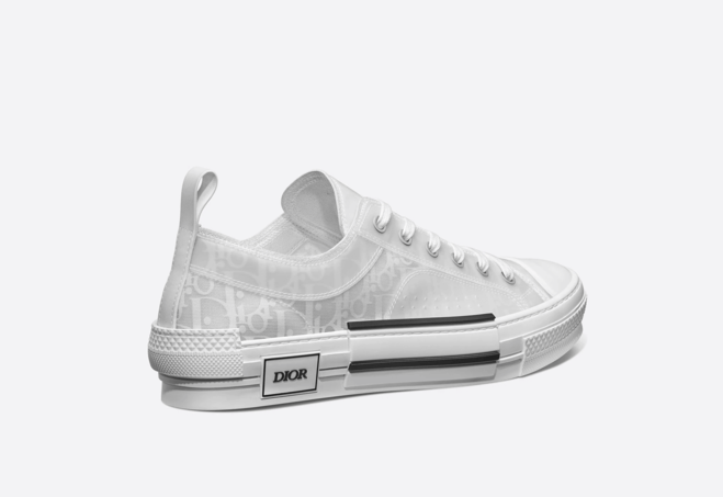 Outlet Sale White Oblique Canvas Low-Tops from Dior