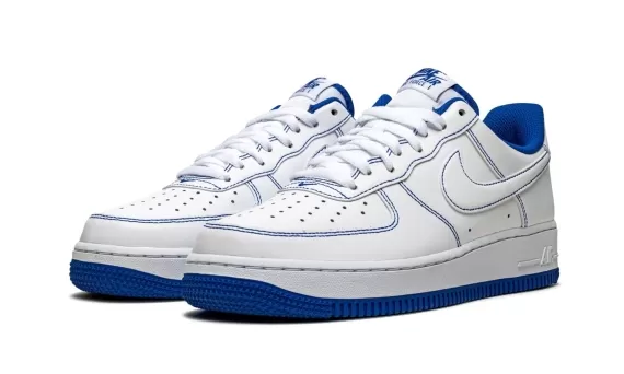  Nike Air Force 1 Low Contrast Stitch - Game Royal