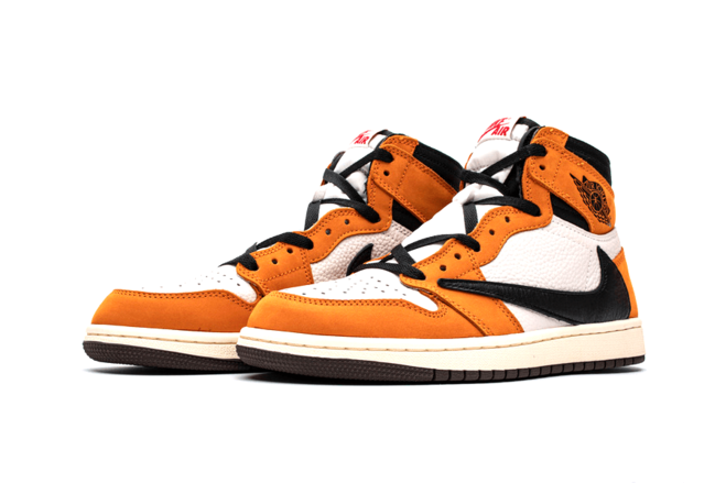 Air Jordan 1 High OG TS SP White Orange - Original: Treat yourself to the original Air Jordan 1 High OG TS SP in white & orange.