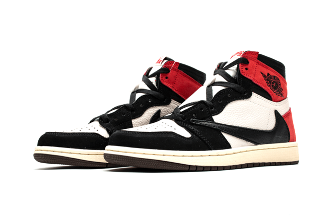 Buy New Air Jordan 1 High OG TS SP Black Red for Men