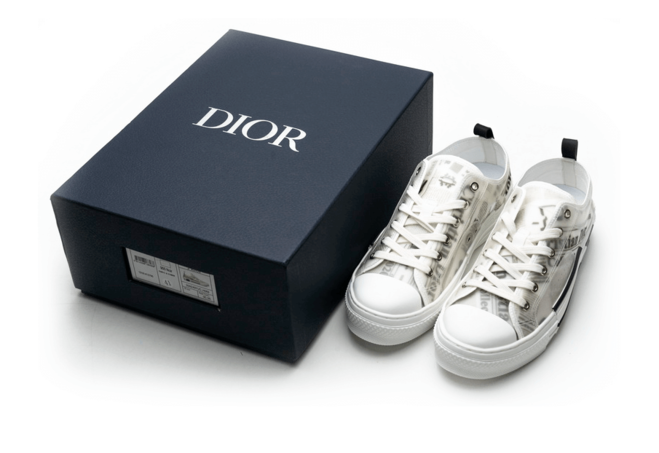 Get the Latest Daniel Arsham x Dior B23 Low Newsprint Now at an Outlet Sale Price - For Men