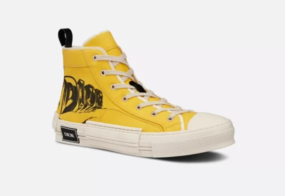 B23 High-Top Sneaker Yellow AsteroDior