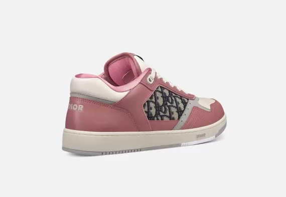 B27 Low-Top Sneaker - Pink and Cream