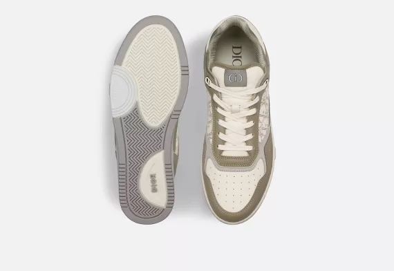 B27 Low-Top Sneaker - Khaki and Cream