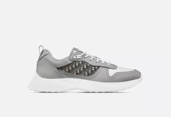 B25 Runner Sneaker - Gray/White  Beige/Black