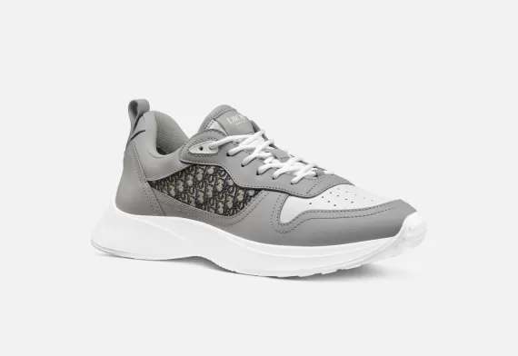 B25 Runner Sneaker - Gray/White  Beige/Black