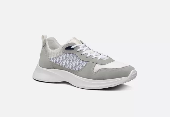 B25 Runner Sneaker - Gray /White Blue/White
