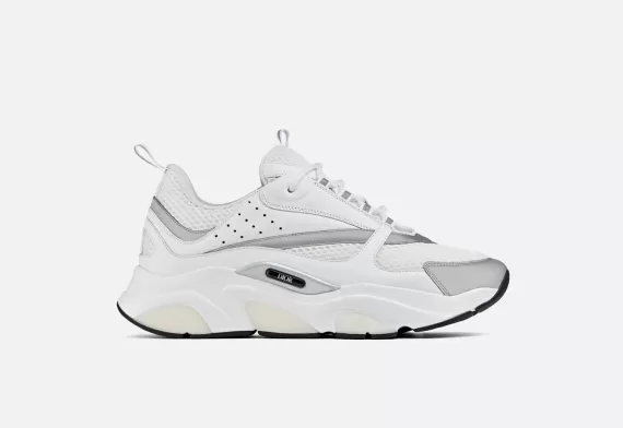 B22 Sneaker White and Silver-Tone