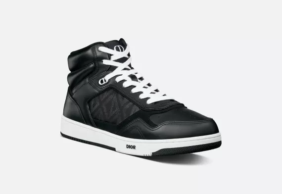 B27 High-Top Sneaker - Black CD Diamond