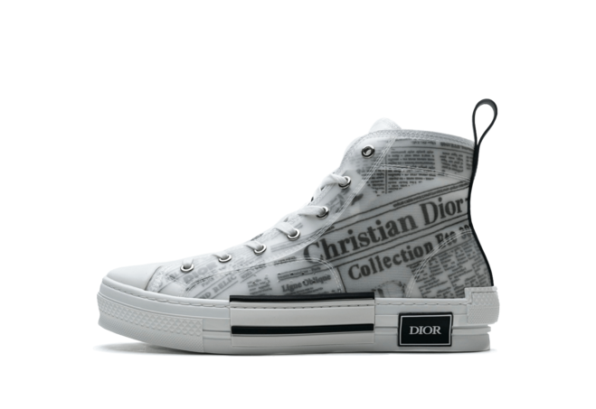 Women's Buy Outlet: Dior B23 High Newsprint White Black