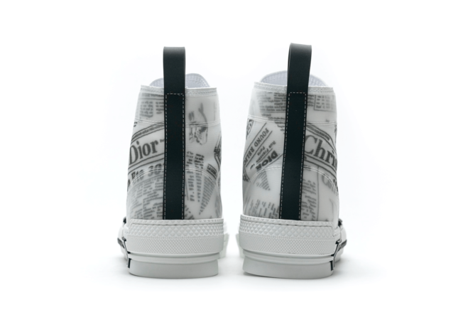 Make Room in Your Closet for the Dior B23 High Newsprint White Black for Men - Outlet Sale.