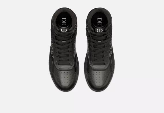 B27 High-Top Sneaker Black Dior