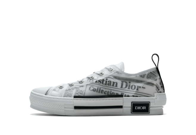 Daniel Arsham x Dior B23 Low Newsprint Black White - Outlet Sale