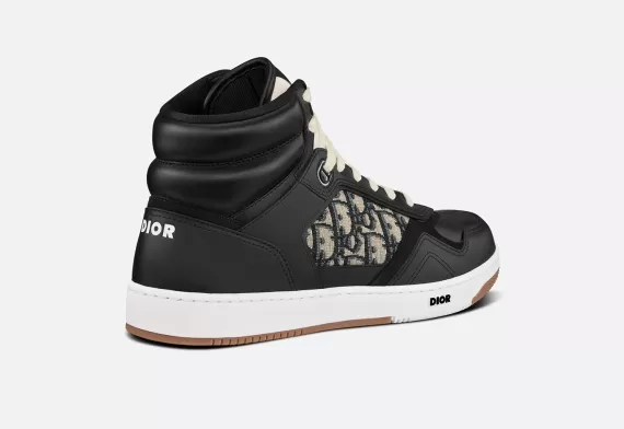 B27 High-Top Sneaker Beige and Black