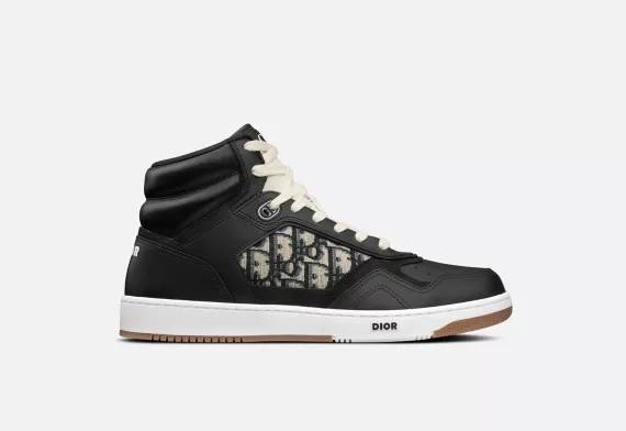 B27 High-Top Sneaker Beige and Black