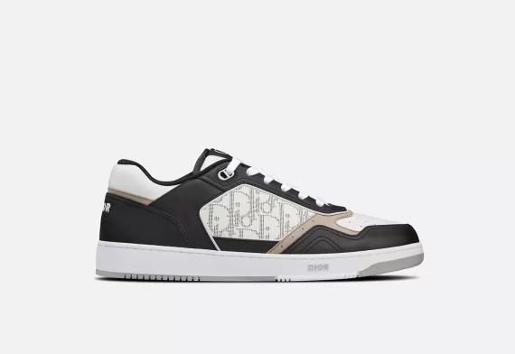 B27 Low-Top Sneaker Black, White and Beige