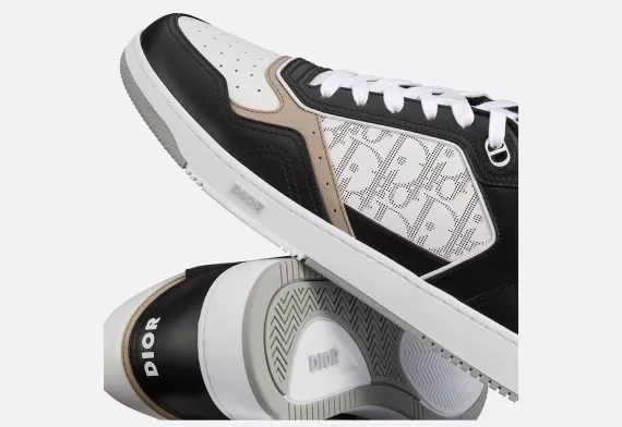 B27 Low-Top Sneaker Black, White and Beige