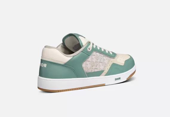 B27 Low-Top Sneaker Turquoise and Cream