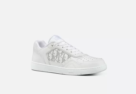 B27 Low-Top Sneaker White and Gray