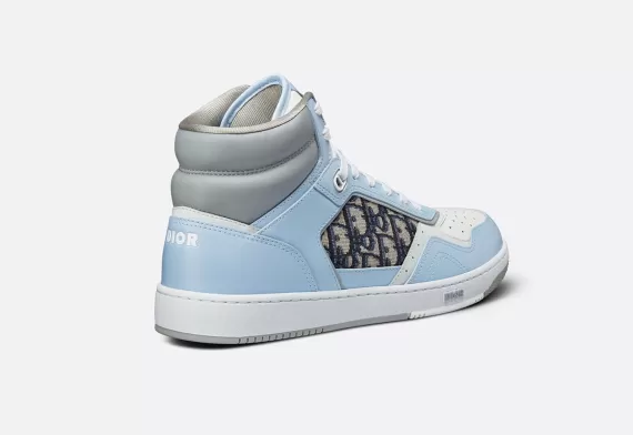 B27 High-Top Sneaker - Light Blue, White and Gray