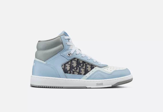 B27 High-Top Sneaker - Light Blue, White and Gray