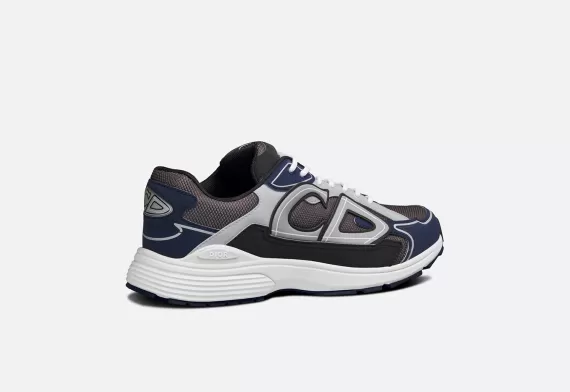 B30 Sneaker - Black and Blue, Gray Reflective CD30