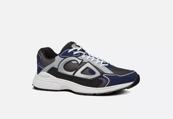 B30 Sneaker - Black and Blue, Gray Reflective CD30