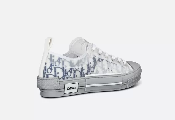 B23 Low-Top Sneaker - White and Navy Blue