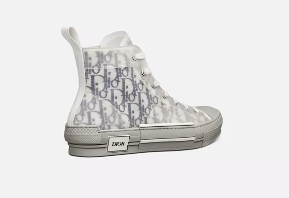 B23 High-Top Sneaker - White and Navy Blue