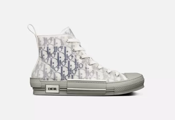 B23 High-Top Sneaker - White and Navy Blue