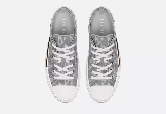 B23 Low-Top Sneaker Dior Gray CD Diamond