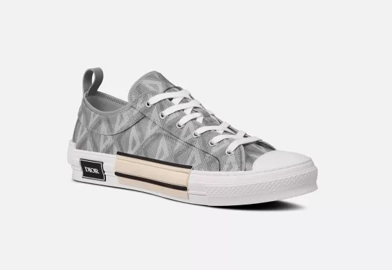 B23 Low-Top Sneaker Dior Gray CD Diamond