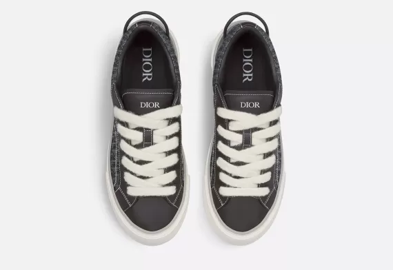 B33 Sneakers - Black Dior Oblique Jacquard