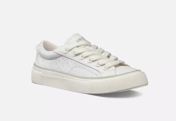 B33 Sneakers - White Dior Oblique Jacquard