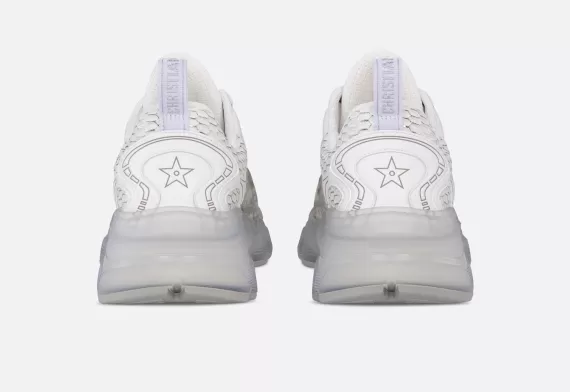 Dior Vibe Sneaker - Gray Dior Oblique, Transparent Rubber