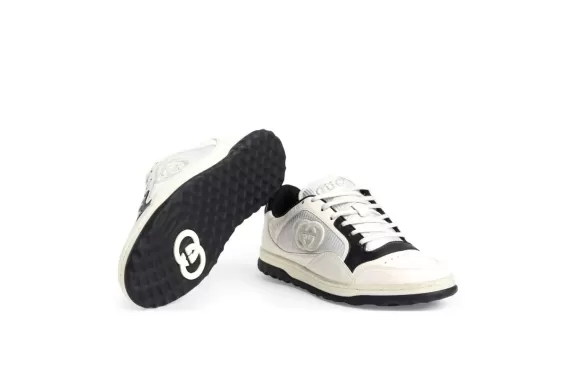 Gucci Mac80 Low-Top Sneakers Black/White