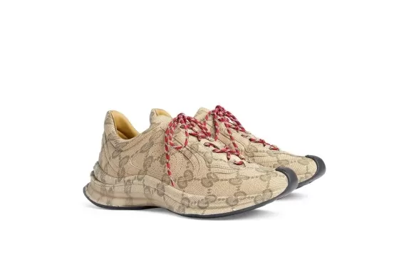 Gucci GG-Logo Sneakers - Gucci featuring beige
