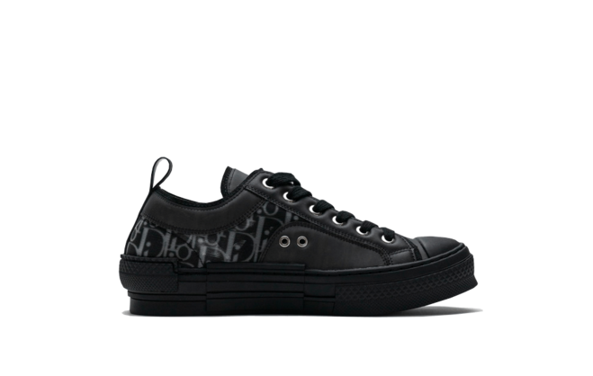 Get the Authentic Dior B23 Low Black Dior Oblique for Women