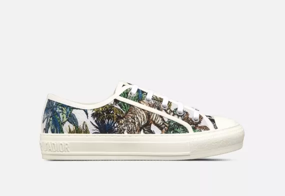 WALK'N'DIOR Sneaker White Multicolor With Étoile de Voyage Motif