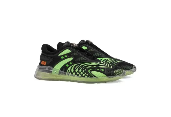 Gucci Ultrapace R Sneakers - Black and Green