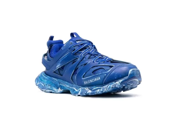 Balenciaga Track faded-blue sneakers