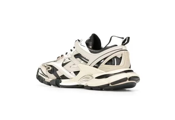 Balenciaga Track.2 Open Sneakers - Off-White and Black