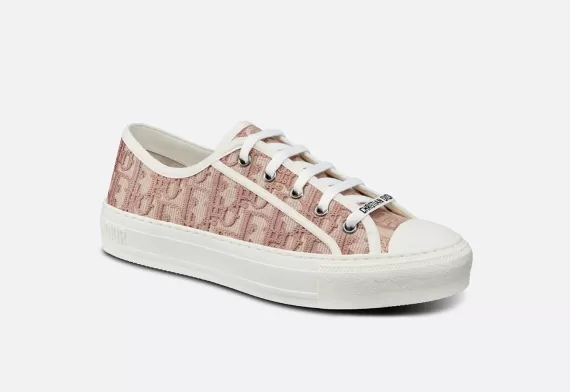 WALK'N'DIOR Sneaker Nude Dior Oblique Embroidered Cotton