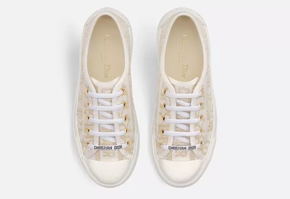 WALK'N'DIOR Platform Sneaker Gold-Tone Dior