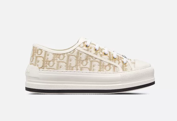 WALK'N'DIOR Platform Sneaker Gold-Tone Dior