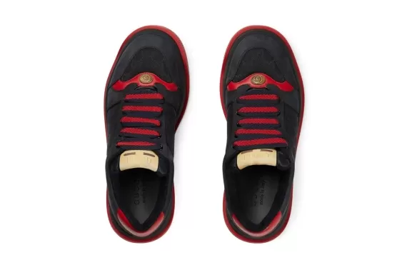 Gucci Screener GG Supreme Sneakers Black/Red