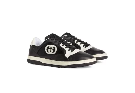 Gucci Mac80 Low-Top Sneakers Black/White